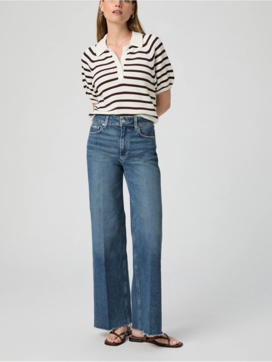 PAIGE Denim - Paige Anessa 31” Wide Leg Jean Woolf 28 / 6